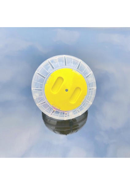 Sarı B Tarzı 12CM Evcil Hamster Şeffaf Koşu Topu Kemirgen Fareler Oyuncak Küçük Evcil Gerbil Sıçan Plastik Egzersiz Topları Küçük Evcil Aksesuarı (Yurt Dışından)