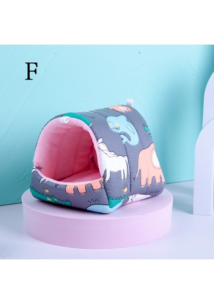 F Stili M 15X15CM Hamster Evi Kobay Yuvası Küçük Hayvan Yatak Kış Sıcak Pamuk Mat Yumuşak Aksesuarlar Için Sıcaklık Yatak Hamster Kobay Sıçan Rodent Için (Yurt Dışından)