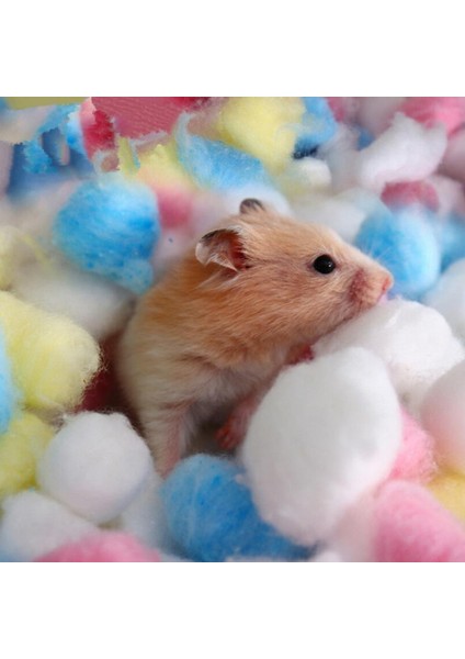 No.5 Tarzı Gösteri Olarak Hamster Pamuk Topları Kış Sıcak Hamster Yuva Malzemesi Renkli Sevimli Mini Toplar Küçük Evcil Hayvan Kafesi Aksesuarları (Yurt Dışından)
