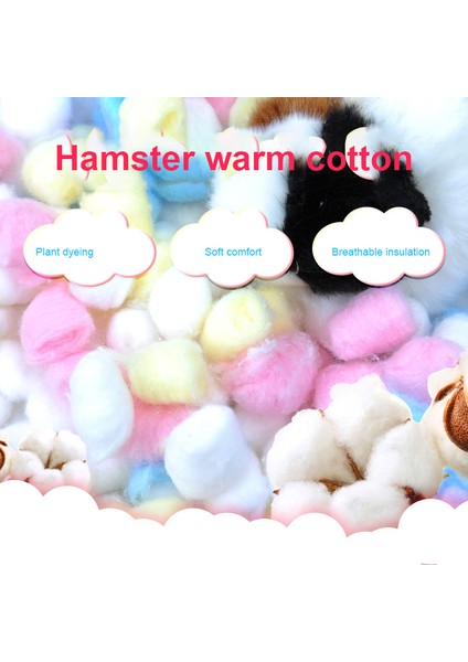 No.5 Tarzı Gösteri Olarak Hamster Pamuk Topları Kış Sıcak Hamster Yuva Malzemesi Renkli Sevimli Mini Toplar Küçük Evcil Hayvan Kafesi Aksesuarları (Yurt Dışından)