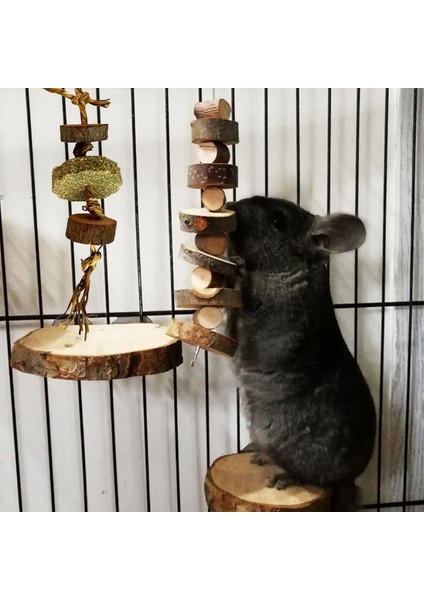 Tavşan Otu Kek Ahşap Dişçi Oyuncak Evcil Hayvanlar Için Hamster Isırma Ipi (Yurt Dışından)