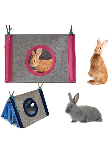 P Stili L Beden Küçük Evcil Hayvan Yuvası Keçe Çadır Tavşan Yuvası Hamster Evi Hamster Kafesi Büyük Kobay Kafesi Kobay Küçük Hayvan Yatağı Aksesuarları (Yurt Dışından)