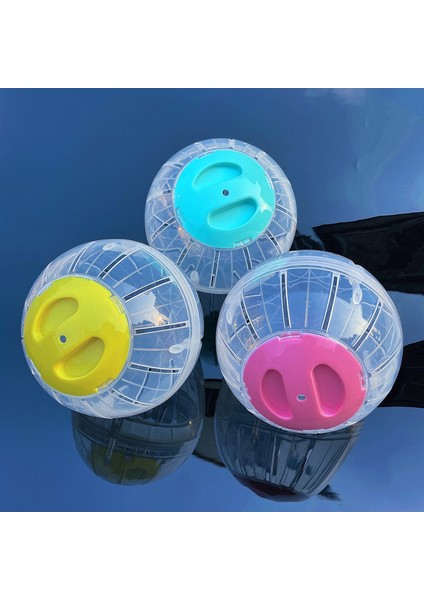 Beyaz Stil 12CM Evcil Hamster Şeffaf Koşu Topu Kemirgen Fareler Oyuncak Küçük Evcil Gerbil Sıçan Plastik Egzersiz Topları Küçük Evcil Aksesuarı (Yurt Dışından)