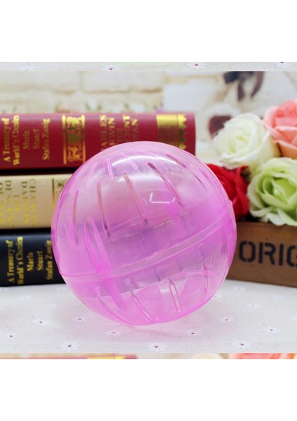 Beyaz Stil 12CM Evcil Hamster Şeffaf Koşu Topu Kemirgen Fareler Oyuncak Küçük Evcil Gerbil Sıçan Plastik Egzersiz Topları Küçük Evcil Aksesuarı (Yurt Dışından)