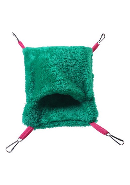 Yeşil Stil S Beden Küçük Hayvanlar Için Fleece Asılı Hamster Evi Kafes Kuş Yuva Salıncak Yatak Oyuncak Hamster Kaplumbağa Hamak Kafes Kuş Uyku Yuvası (Yurt Dışından)