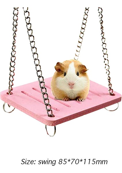 G Tarzı Sevimli Hamster Renkli Merdiven Oyuncakları Küçük Hayvanlar Tırmanma Ahşap Gökkuşağı Köprü Oyuncak Pet Aksesuarları 14 x 7 x 8 cm x 3.15 (Yurt Dışından)