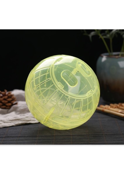 Sarı Stil 12CM Hamster Topu Küçük Koşu Egzersiz Topu Sevimli Hamster, Gerbil, Sıçan, Fare, Kemirgen Evcil Hayvan Mini Koşu Topu Plastik Şeffaf Koşma Topu (Yurt Dışından)