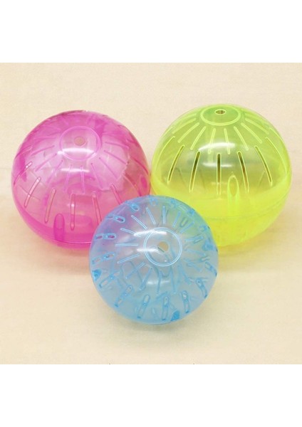 Sarı Stil 12CM Hamster Topu Küçük Koşu Egzersiz Topu Sevimli Hamster, Gerbil, Sıçan, Fare, Kemirgen Evcil Hayvan Mini Koşu Topu Plastik Şeffaf Koşma Topu (Yurt Dışından)