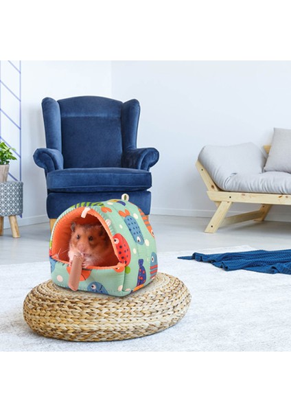 Ben Stil Xl Beden 1 Adet Rahat Hamster Evi Küçük Hayvan Yatak Yumuşak Guinea Pig Yuvası Sıcak Mat Mini Kafes Tavşan Sincap Mat #m (Yurt Dışından)