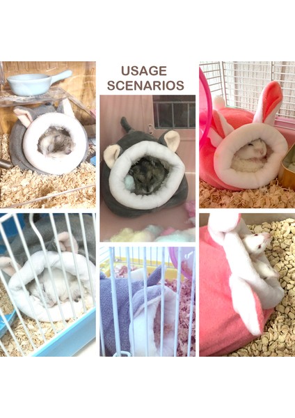 Noel 4 Stili Hamster Evi Kobay Aksesuarları Hamster Pamuk Evi Küçük Hayvan Yuvası Kış Sıcaklığı Için Sıçan Kobay Fare Kirpi Için (Yurt Dışından) indirimleri