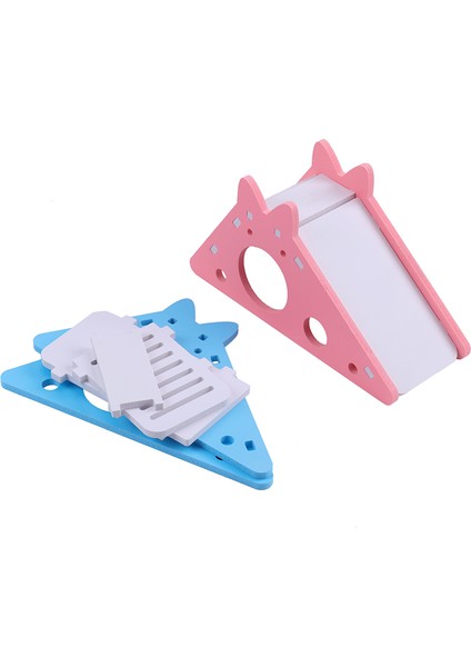 Mavi Stil 1 Adet Hamster Yuvası Sevimli Hamster Egzersiz Oyuncak Ahşap Hamster Evi Tavşan Tünek Kaydırak Küçük Evcil Hayvan Aksesuarları Için (Yurt Dışından)