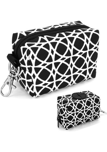 012-SIYAH Stil S Beden Taşınabilir Köpek Çöp Poşeti Açık Hava Seyahat Pislik Poşeti Dağıtıcı Köpek Yürüyüş Tasması Poşeti Atıştırmalık Anahtar Evcil Malzemeleri (Yurt Dışından)