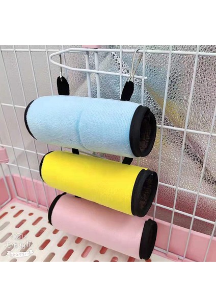 Sarı Stil Ev Hayvanı Tüneli Askı Yatak Fare Hamster Kuş Papağan Sincap Kulübe Mağara Salıncak Yatak Yuva Yatak Rat Ferret Oyuncak (Yurt Dışından)