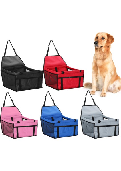 Gri Stil Açıklama Oak Su Geçirmez Pet Taşıyıcı Araba Koltuk Çantası Battaniye Katlanabilir Araba Koltuğu Kılıfı Taşınabilir Araç Seyahat Aksesuarı Pet Köpekler (Yurt Dışından) fiyatları