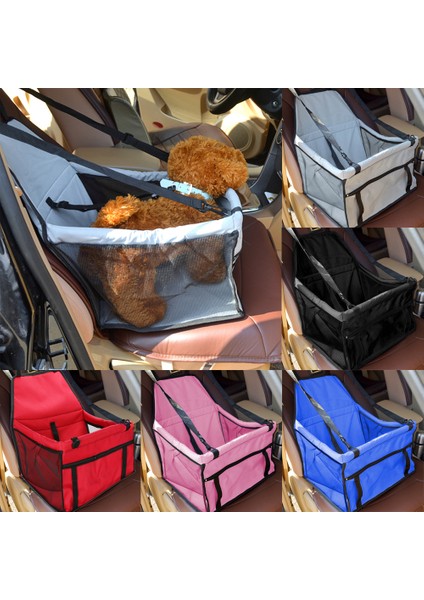 Gri Stil Açıklama Oak Su Geçirmez Pet Taşıyıcı Araba Koltuk Çantası Battaniye Katlanabilir Araba Koltuğu Kılıfı Taşınabilir Araç Seyahat Aksesuarı Pet Köpekler (Yurt Dışından) modelleri