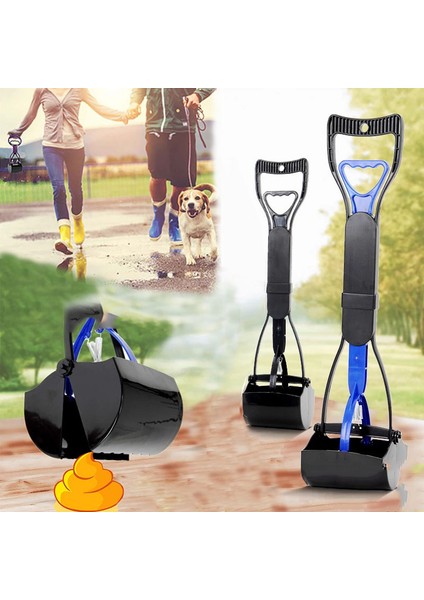 Mor Tarzı Köpek Kedi Pooper Scooper Uzun Sap Çene Dış Temizleyici Atık Toplama Kullanışlı Hayvan Atığı Için Köpek Malzemeleri (Yurt Dışından) fırsatları