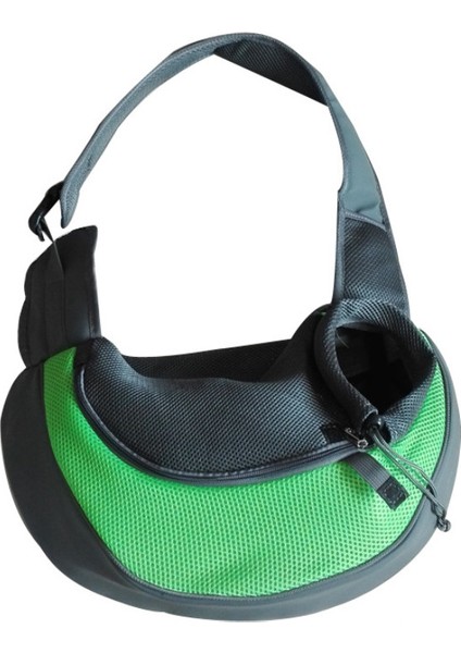Yeşil Stil 38X10X20CM Açık Hava Köpek Taşıyıcıları File Sırt Çantası Seyahat Nefes Alabilir Pet Çantaları Için Yavru Kedi Dayanıklı Yastıklı Omuz Askılı Çantalar (Yurt Dışından)