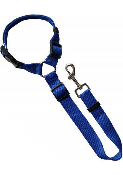 Mavi Stil Köpek Kedi Tasma Koşum Kayışı Köpek Puseti Seyahat Koltuğu Klipsi Kedi Taşıyıcı Tasma Kemeri Pet Araba Güvenliği Ayarlanabilir (Yurt Dışından)