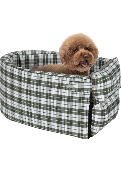 Yeşil Stil 47X25X25CM Evrensel Araç Koltuk Koltuk Kutusu Pet Taşıyıcı Koltuk Kaymaz Yastık Pet Kafes Araba Taşıyıcı Köpek Çantaları Küçük Köpekler Için Dış Mekan Seyahat (Yurt Dışından)