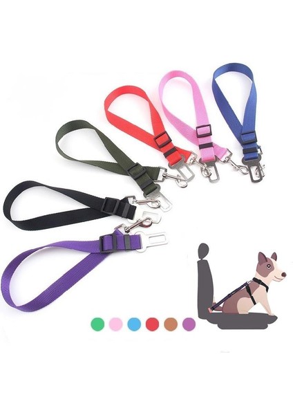 Huoxun Shopb Pembe Tarzı 45-72CM Genişlik 2.5cm Hayvan Köpek Evcil Araç Güvenlik Kemer Kemer Kısıtlama Kurşun Tasma Seyahat Klip Köpekler Malzemeleri Aksesuarlar Seyahat Koltuk Kılıfları (Yurt Dışından)