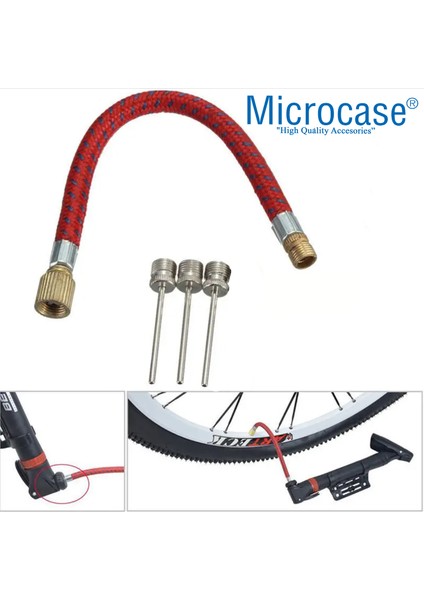 5in1 Pompa Iğne Seti Top Bisiklet Lastiği Şişirme Iğnesi -AL4400 fırsatları