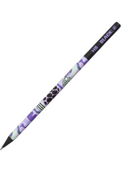 Blackline Mozaik Yuvarlak Hb Kurşun Kalem 4 Adet