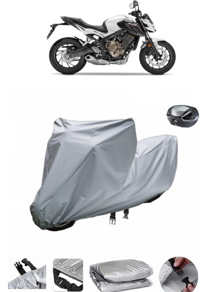 Honda Cb 650 F Su Geçirmez Motosiklet Brandası Arka Çanta Uyumlu