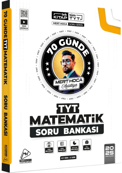 Mert Hoca Yayınları 2025 TYT 70 Günde Matematik Soru Bankası