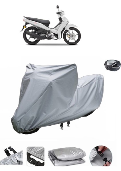 Yamaha Crypton Su Geçirmez Motosiklet Brandası Arka Çanta Uyumlu