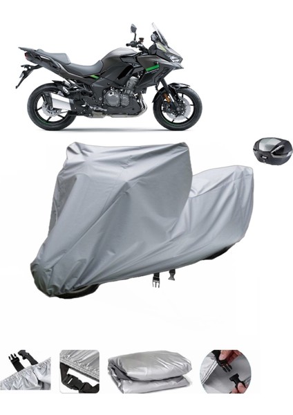 Kawasaki Versys 1000 Su Geçirmez Motosiklet Brandası Arka Çanta Uyumlu