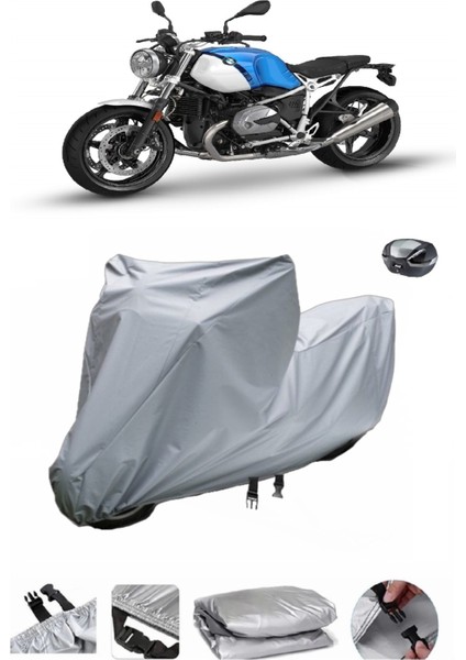 Bmw R Nine T Pure Su Geçirmez Motosiklet Brandası Arka Çanta Uyumlu