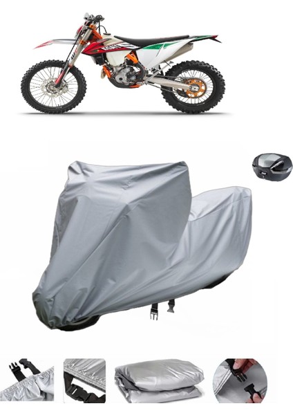 Ktm 250 Exc Six Days Su Geçirmez Motosiklet Brandası Arka Çanta Uyumlu