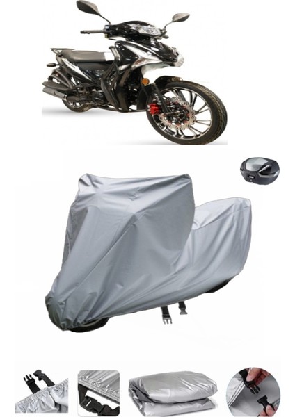 Arora Smart 50 x Su Geçirmez Motosiklet Brandası Arka Çanta Uyumlu