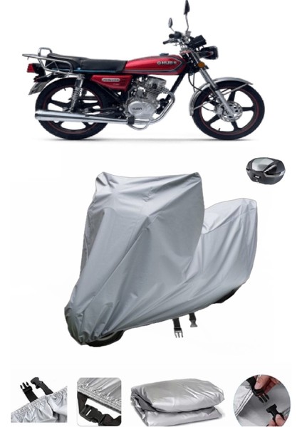 Kuba Çita 100R Max Su Geçirmez Motosiklet Brandası Arka Çanta Uyumlu