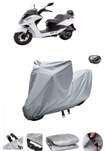 Sym Joyride Evo 200I Su Geçirmez Motosiklet Brandası Arka Çanta Uyumlu