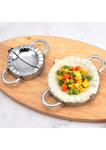 Ahşap Saplı Dilimleyici Stili Dumpling Kalıbı Jiaozi Yapıcı Paslanmaz Çelik El Hamur Sıkıcı Daire Rulo Makinesi Mutfak Pizza Pastacılık Kesiciler Pişirme Araçları (Yurt Dışından) modelleri