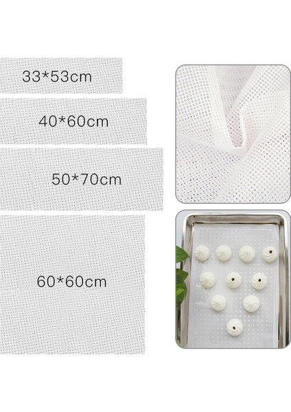 50X70CM Tarzı Kullan At Kare Silikon Buharlı Mat Kapak Yapışmaz Yuvarlak Şekil Mantı Pişirme Matı Mutfak Pişirme Buhar Matı Araçları (Yurt Dışından) fırsatları