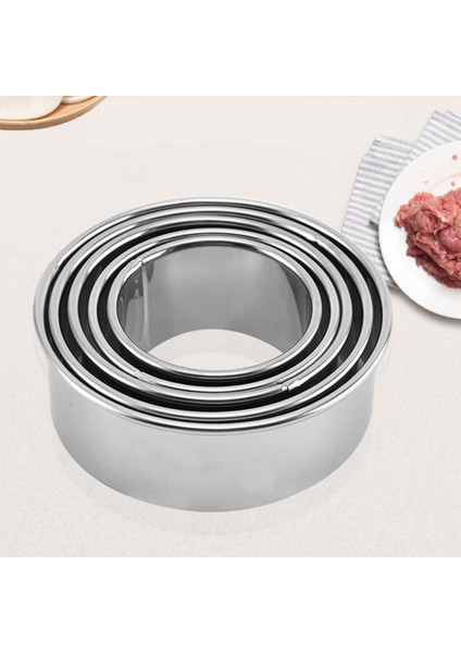 Koyu Haki Stili Yuvarlak Bisküvi Kesici Kalıp Paslanmaz Çelik Hamur Kesme Mutfak Ev Yapımı Pasta Kalıbı cm Kesme Araçları - (Yurt Dışından) fırsatları