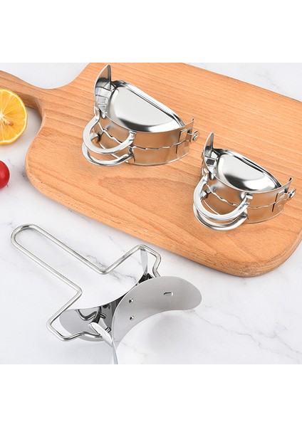 L 3 Adet Tarzı Kesici Araçlık Mantı Seti Paslanmaz Çelik Yapıcı Hamur Kesici Mantı Kalıbı Pie Ravioli Mutfak Hamur Işleri Aksesuarları (Yurt Dışından) fırsatları