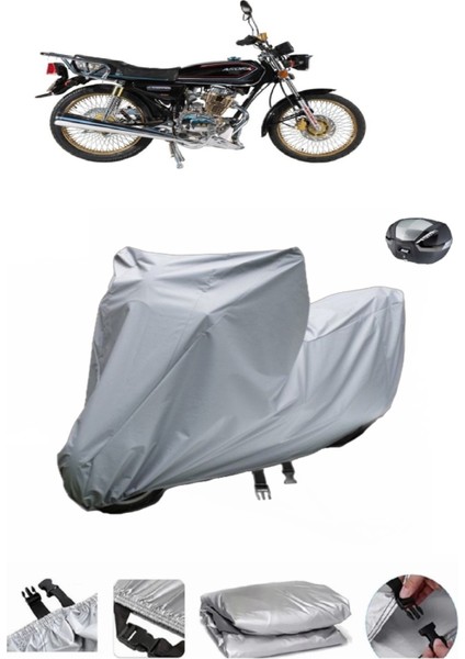 Arora Ar 100-8 Sport Su Geçirmez Motosiklet Brandası Arka Çanta Uyumlu