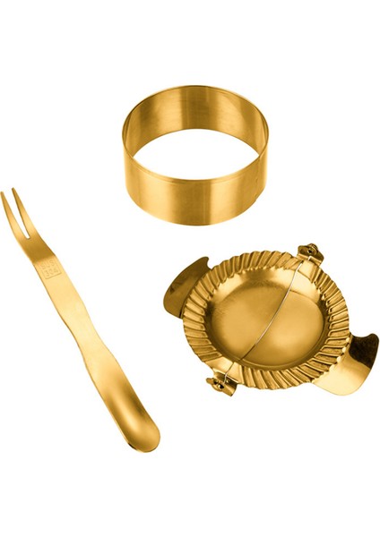 Pembe Tarzı Dumpling Maker Kalıp Seti Paslanmaz Çelik Ravioli Kalıbı Hamur Kesici Mutfak Aksesuarları (Yurt Dışından) fiyatları