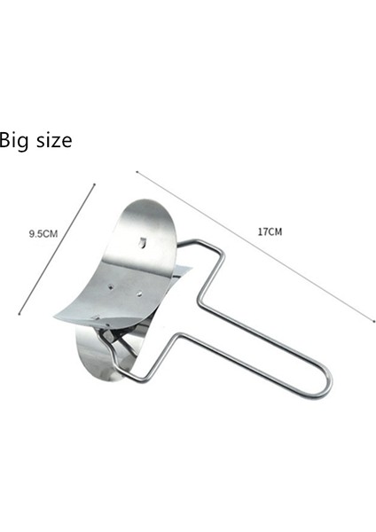 Büyük Sarmalayıcı Stili Dumpling Kalıbı Jiaozi Yapıcı Paslanmaz Çelik El Hamur Sıkıcı Daire Rulo Makinesi Mutfak Pizza Pastacılık Kesiciler Pişirme Araçları (Yurt Dışından)