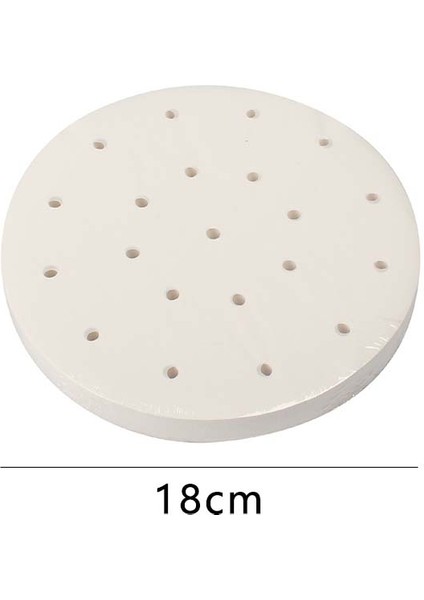 18CM Tarzı Beyaz Yuvarlak Mantı Buharlı Kağıt Mat Buharlı Yapışmaz Pedler Fırın Hamur Dim Sum Kağıt Mat Pişirme Araçları (Yurt Dışından)