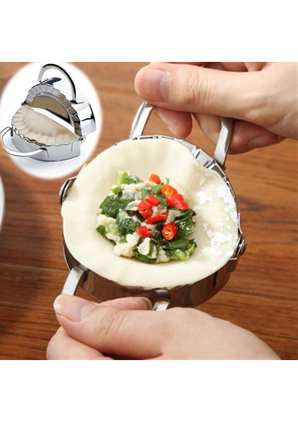 2 Adet Börek Kalıbı Stili Paslanmaz Çelik Mantı Aracı Basın Mantı Kalıbı Çift Başlı Dıy Mantı Sarımsak Yapımı Hamur Kesici Mutfak Aletleri (Yurt Dışından) indirimleri