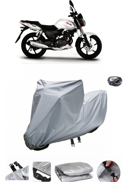 Rks Titanic 150-S Su Geçirmez Motosiklet Brandası Arka Çanta Uyumlu