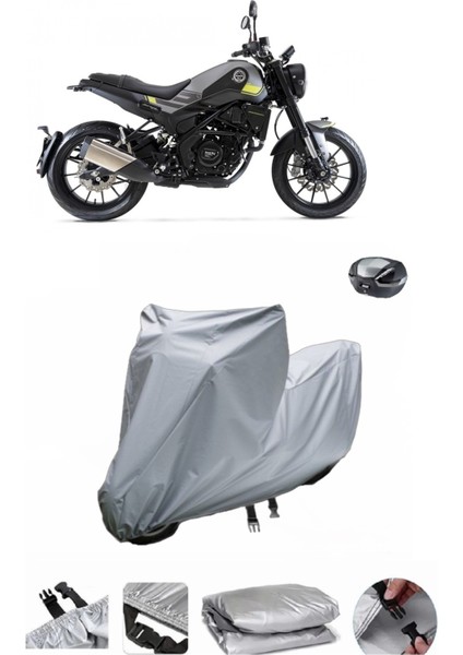 Benelli Leoncino 250 Su Geçirmez Motosiklet Brandası Arka Çanta Uyumlu