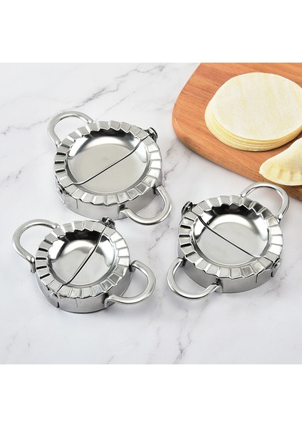 B-Büyük Stil Taşınabilir Mantı Yapma Makinesi Paslanmaz Çelik Mantı Kalıbı ve Hamur Kesici Empanada Presi Pie Ravioli Presi ve Mantı Soyma Aracı (Yurt Dışından) fiyatları