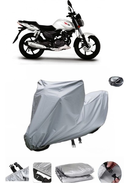 Rks Titanic 150 Su Geçirmez Motosiklet Brandası Arka Çanta Uyumlu