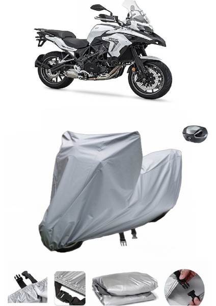 Rks TRK502 x Su Geçirmez Motosiklet Brandası Arka Çanta Uyumlu