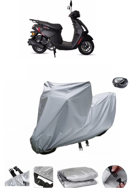 Falcon Style 50 Su Geçirmez Motosiklet Brandası Arka Çanta Uyumlu